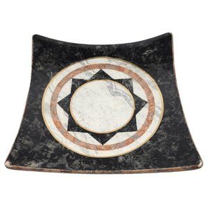 Rare Bishop Street Studio Dallas Vintage Art Pottery Accent 10" Dish Signed